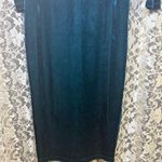 Elegant Teal Velvet bodycon Dress lace cut out see through small NWOT SO SEXY!!! Blue Photo 5