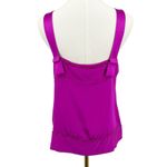 Diane Von Furstenberg  Carl Top Fuchsia Pink Beaded Y2K Silk Blouse Size 8 Photo 11