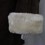 wilson's leather Wilsons penny lane suede shearling lining brown leather coat/jacket, siz…‎ Photo 10