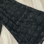 Skull Lace Pants sheer wide leg womens Black (medium) goth whimsigoth vacation Photo 2