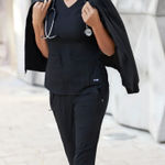 Grey's Anatomy ✨ Medical Black Sz Small Top✨ Photo 0