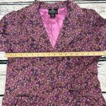Angie  Floral Print Cotton 3/4‎ Sleeve Button Front Blazer Jacket - [Size Medium] Photo 1