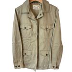 F.M. Allen Jacket Womens Small Safari Hunting Blazer Casual Travel Patch Pocket Tan Photo 0