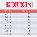 Pikolinos Leather Oxfords Perforated Breatheable Laser Cutouts casual school work boho Tomboy Photo 10