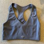 Set Active sculptflex racer back v neck sports bra size XS/S in blue Photo 0