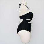 Topshop . New! Cut-out halterneck swimsuit. Photo 3