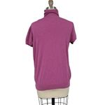 Gap purple turtle neck Short sleeve cashmere belnd sweater L Photo 2