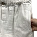 Cotton Candy LA  White High Rise Paper Bag Cotton Pocket Pull On Shorts Medium Photo 5