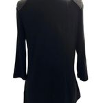 Ellen Tracy Women Size XS Black Sequin Cardigan Shoulder Padded 3-344 Photo 2