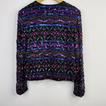 Adrianna Papell Vintage Boutique Evening Silk Beaded Sequin Glam Jacket Womens M Photo 5