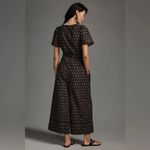 Anthropologie  Somerset Cropped Wide Leg Short Sleeve Paisley Printed Jumpsuit Photo 1