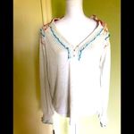 Free People  embroidered top Photo 5
