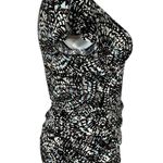 Relativity Womens Blouse Top Floral Print Ruched Sides Short Sleeve Pullover XL Photo 5