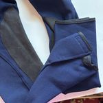 Vintage Harry Hall Navy Blue Breeches Womens 27 Leather Patches Riding Pants Photo 4