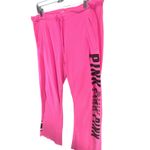 Victoria's Secret PINK Y2K Sweatpants M Pink Logo Soft Cozy Lounge Sporty Chic Photo 1