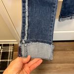 Karl Lagerfeld LIKE NEW Blue Fringe Crop Jeans Size 8 Photo 6