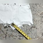 Abercrombie & Fitch Annie high rise white Jean shorts size 2/26 Photo 6