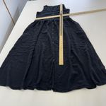 Frye Dress Womens XS Black Sleeveless Button Front Maxi Tank Scoop Neck A-Line Photo 10