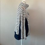 Ruby Rd Textured Striped Quarter Zip Blue Size Medium Photo 1