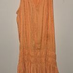 Current Air  Dress Pleated Mini Orange women’s M Photo 0
