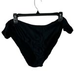 J.Crew Black Mid-Rise Cheeky Bikini Bottom NWT Size 3X High-Cut Photo 6