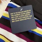 Rachel Roy Striped Sweater Skirt Black Size L Photo 4