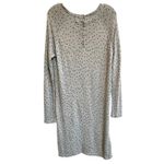 Mango Basics Grey Sweater Midi Dress w/ Black Polka Dots Dress Nikitap M Photo 3