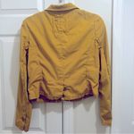Anthropologie Daughters of The Liberation Mustard Yellow Cropped Jacket Size 6 Photo 1
