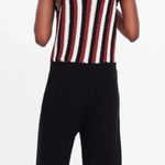 ZARA Crochet Jumpsuit Knitted Black Festival Grannycore Goth Grunge Cottagecore Photo 2