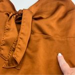 Abercrombie & Fitch Abercrombie & Fitch Satin Tie-Front Camisole Brown Womens Size Large Y2K *FLAWS Photo 7