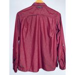 ExOfficio Women’s Dryflylite Fishing Long Sleeve Shirt Button Down size L Red Size L Photo 4