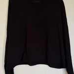 Frank & Eileen  Black Crew Long Sleeve Top Large Photo 0