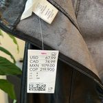 H&M  faux leather strapless tube dress Photo 3