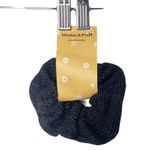 Misha & Puff large black navy knitted scrunchy Photo 1