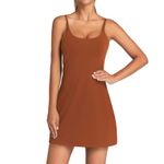 Ovruns. Women's Tennis Dress Built-in Bra & Shorts Exercise Workout Golf Athletic Dress with Pockets Photo 1