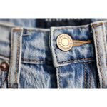 Aeropostale  Mom Jeans Light Wash Distressed Raw Hem High Rise Denim Photo 1