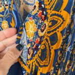 Blue and Orange Floral Jumpsuit medium Photo 6