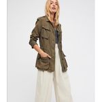 Free People Women's Not Your Brothers Surplus Jacket Military Army Cargo Size S Photo 2