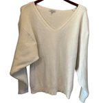 White Birch  v-neck white sweater size XL‎ Photo 3