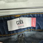 CAbi 100% Boyfriend Jeans Ripped Distressed #4152 Blue Wash Size 12 Photo 3