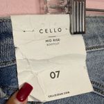 Cello  Jeans Women's Juniors Mid Rise Bootcut Jeans Medium Wash. Size 7/28 Photo 10