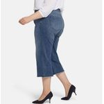 NYDJ Jeans Womens High Rise Wide Leg Capri Medium Wash Caliente Blue Size 6 Photo 1