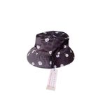 Alice + Olivia NWT Alex + Olivia Daisy Print Reversible Bucket Hat Black / White One Size Photo 5
