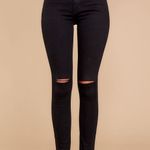 Just Black Denim Midrise Ripped Skinny Jeans Photo 0