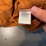 Derek Heart  Peasant‎ Top Crochet Detail Long Sleeve Blouse Orange S Photo 4