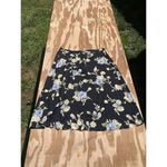 Vintage 90s AGB Byer California Floral Navy Maxi Skirt Size Large L Cottagecore Blue Photo 1