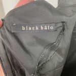 Black Halo  Sabrina Black Ruffle Halter Mini Dress Sz.8 Photo 6