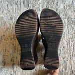 No Boundaries Vintage Y2K indie boho  heel wedge thong flip flop sandals size 7 Photo 4