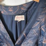 Ciebon Lilian Long Sleeve Satin Wrap Maxi Dress M Blue Size M Photo 8