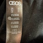 ASOS CURVE Exclusive Bodycon Midi Dress With Gold Belt Size 24 Black Photo 11